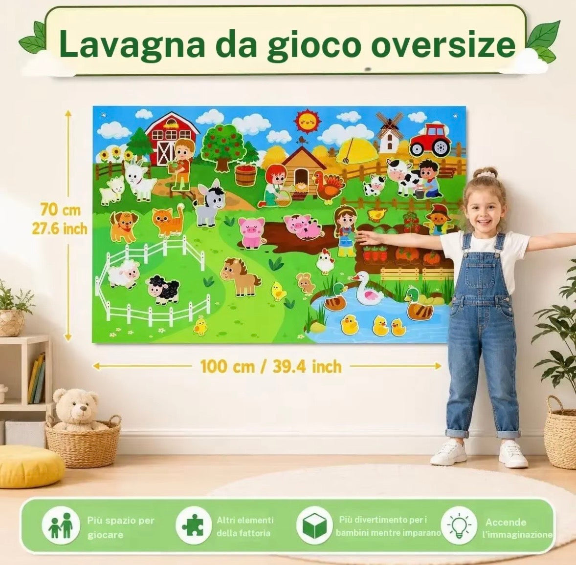 Bimbè| Play Wall - Attacca e Stacca